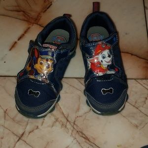 Light up paw patrol shoes